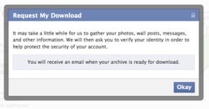 Facebook Private Information Data collected by Facebook