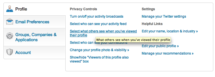 LinkedIn Privacy 